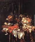 Banquet Still-Life with a Mouse by Abraham van Beyeren